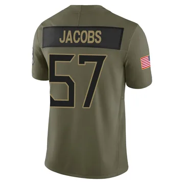 Youth Curtis Jacobs Tennessee Titans Nike Limited 2025 Salute to Service Jersey - Olive