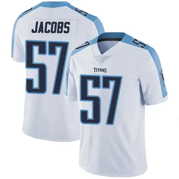 Youth Curtis Jacobs Tennessee Titans Nike Limited Vapor Untouchable Jersey - White