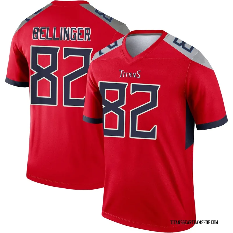 Youth Daniel Bellinger Tennessee Titans Nike Legend Inverted Jersey - Red