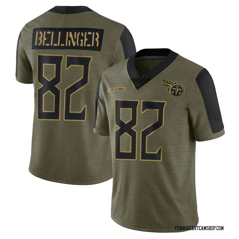 Youth Daniel Bellinger Tennessee Titans Nike Limited 2021 Salute To Service Jersey - Olive