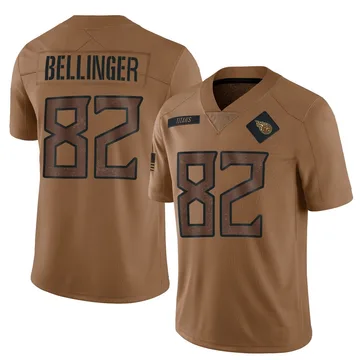 Youth Daniel Bellinger Tennessee Titans Nike Limited 2023 Salute To Service Jersey - Brown