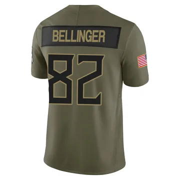 Youth Daniel Bellinger Tennessee Titans Nike Limited 2025 Salute to Service Jersey - Olive