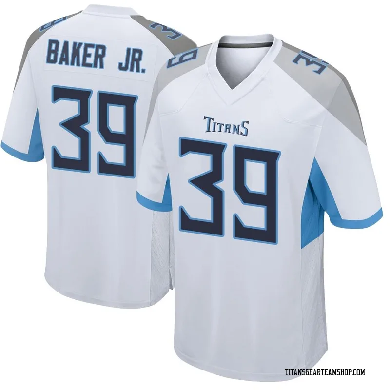 Youth Darrell Baker Jr. Tennessee Titans Nike Game Jersey - White