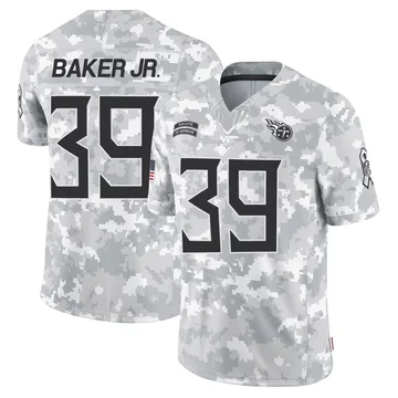 Youth Darrell Baker Jr. Tennessee Titans Nike Limited 2024 Salute to Service Jersey - Arctic Camo