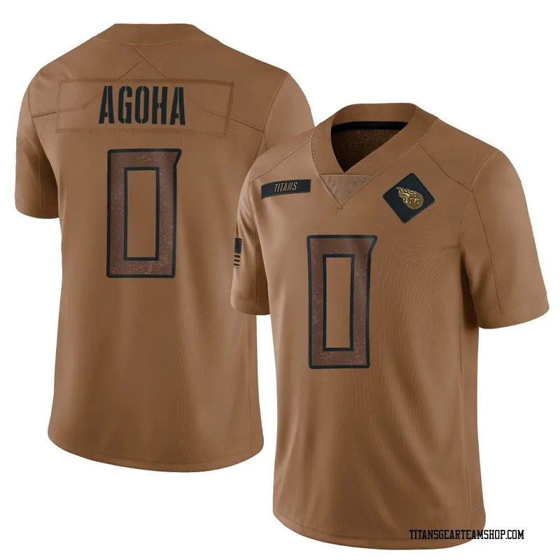 Youth David Agoha Tennessee Titans Nike Limited 2023 Salute To Service Jersey - Brown