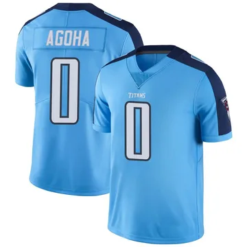 Youth David Agoha Tennessee Titans Nike Limited Color Rush Jersey - Light Blue