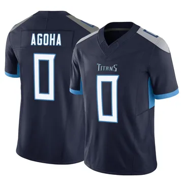 Youth David Agoha Tennessee Titans Nike Limited Vapor F.U.S.E. Jersey - Navy