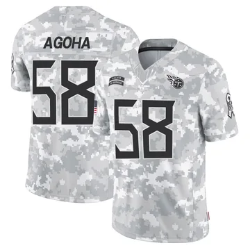 Youth David Ebuka Agoha Tennessee Titans Nike Limited 2024 Salute to Service Jersey - Arctic Camo