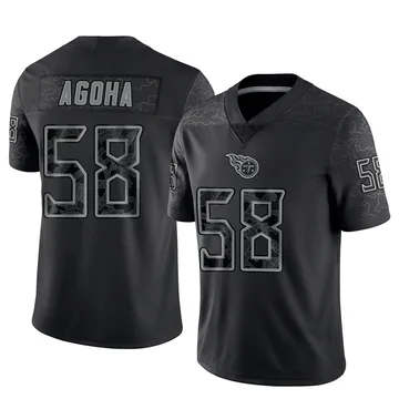 Youth David Ebuka Agoha Tennessee Titans Nike Limited Reflective Jersey - Black