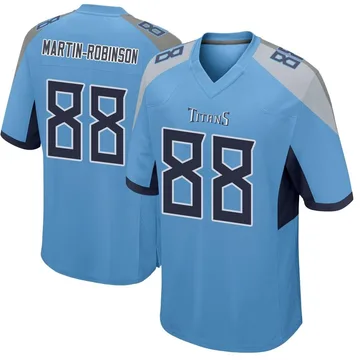 Youth David Martin-Robinson Tennessee Titans Nike Game Jersey - Light Blue