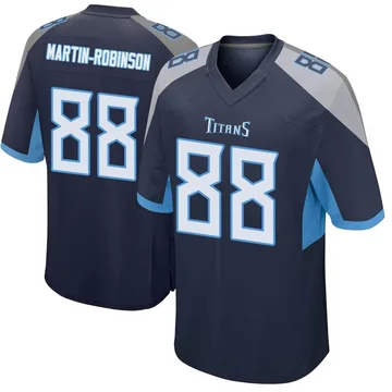 Youth David Martin-Robinson Tennessee Titans Nike Game Jersey - Navy