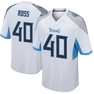 Youth Davion Ross Tennessee Titans Nike Game Jersey - White