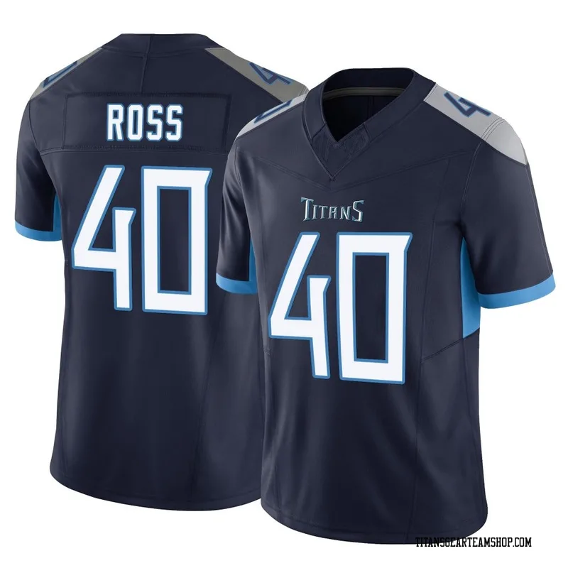 Youth Davion Ross Tennessee Titans Nike Limited Vapor F.U.S.E. Jersey - Navy