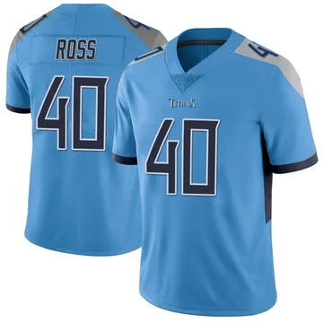 Youth Davion Ross Tennessee Titans Nike Limited Vapor Untouchable Jersey - Light Blue