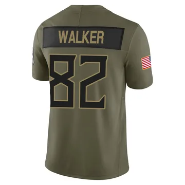 Youth Delanie Walker Tennessee Titans Nike Limited 2025 Salute to Service Jersey - Olive