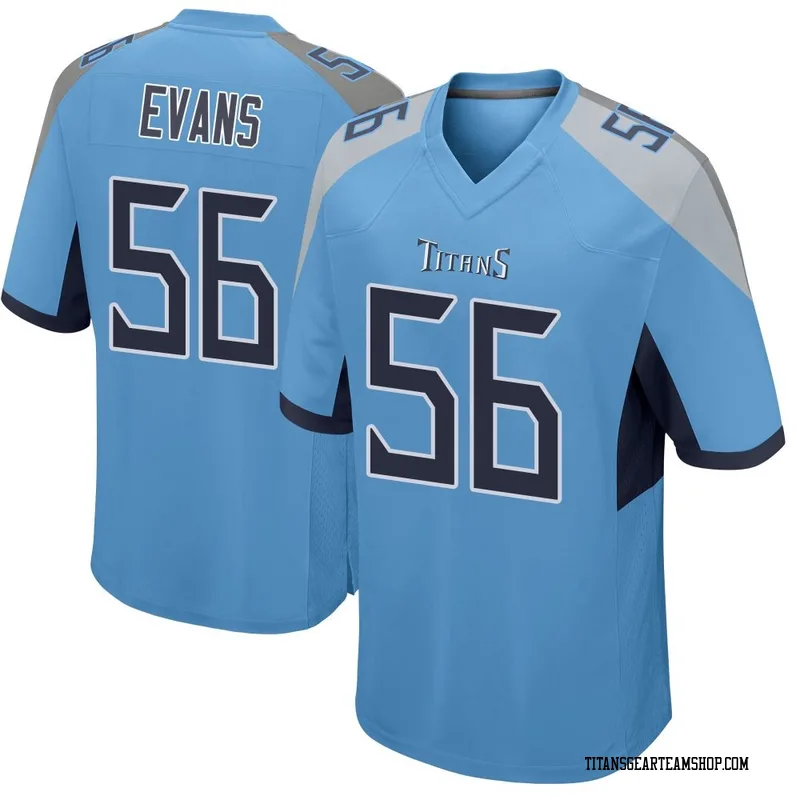 Youth Desmond Evans Tennessee Titans Nike Game Jersey - Light Blue