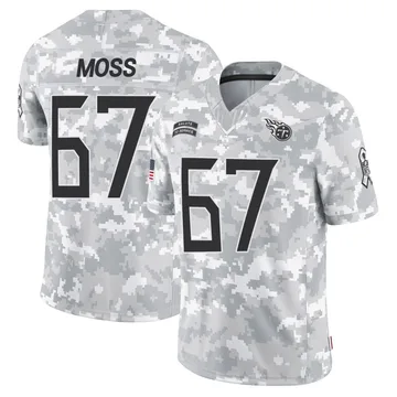 Youth Drew Moss Tennessee Titans Nike Limited 2024 Salute to Service Jersey - Arctic Camo