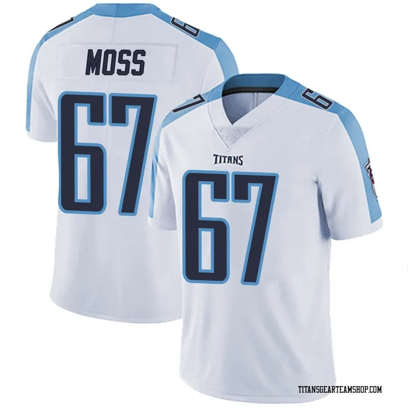 Youth Drew Moss Tennessee Titans Nike Limited Vapor Untouchable Jersey - White