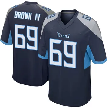 Youth Earnest Brown IV Tennessee Titans Nike Game Jersey - Navy