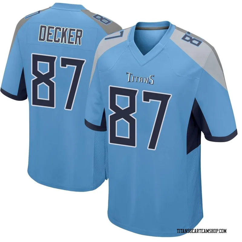 Youth Eric Decker Tennessee Titans Nike Game Jersey - Light Blue