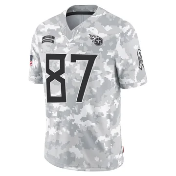 Youth Eric Decker Tennessee Titans Nike Limited 2024 Salute to Service Jersey - Arctic Camo