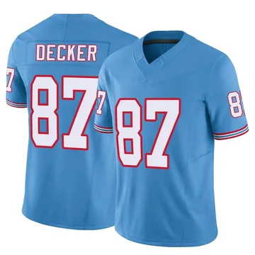 Youth Eric Decker Tennessee Titans Nike Limited Vapor F.U.S.E. Jersey - Light Blue