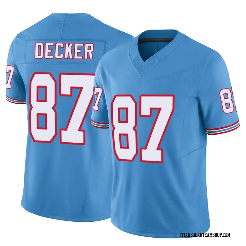 Youth Eric Decker Tennessee Titans Nike Limited Vapor F.U.S.E. Jersey - Light Blue
