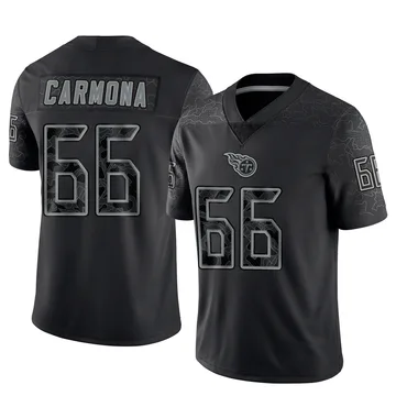 Youth Fernando Carmona Tennessee Titans Nike Limited Reflective Jersey - Black