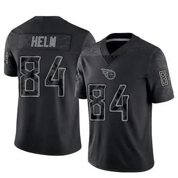 Youth Gunnar Helm Tennessee Titans Nike Limited Reflective Jersey - Black
