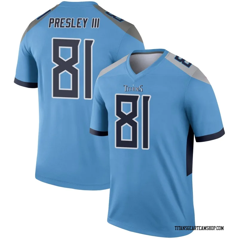 Youth Hal Presley III Tennessee Titans Nike Legend Jersey - Light Blue