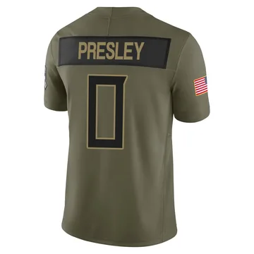 Youth Hal Presley Tennessee Titans Nike Limited 2025 Salute to Service Jersey - Olive