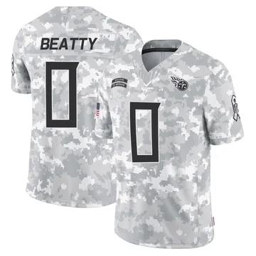 Youth Hank Beatty Tennessee Titans Nike Limited 2024 Salute to Service Jersey - Arctic Camo