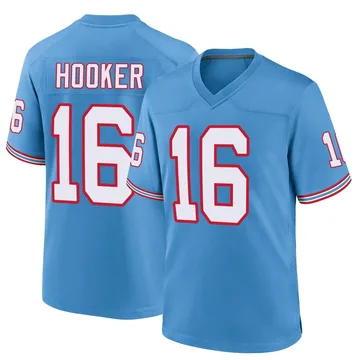 Youth Hendon Hooker Tennessee Titans Nike Game Oilers Throwback Alternate Jersey - Light Blue