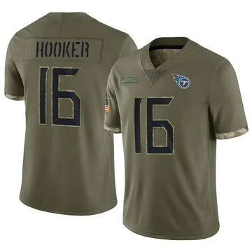 Youth Hendon Hooker Tennessee Titans Nike Limited 2022 Salute To Service Jersey - Olive