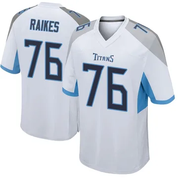 Youth Isaiah Raikes Tennessee Titans Nike Game Jersey - White