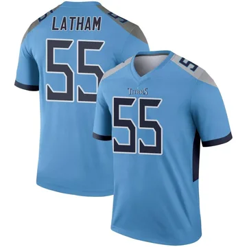 Youth JC Latham Tennessee Titans Nike Legend Jersey - Light Blue