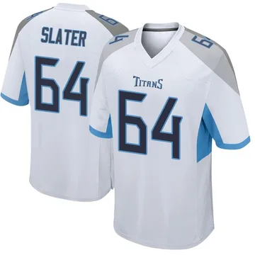 Youth Jackson Slater Tennessee Titans Nike Game Jersey - White