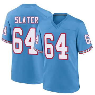Youth Jackson Slater Tennessee Titans Nike Game Oilers Throwback Alternate Jersey - Light Blue