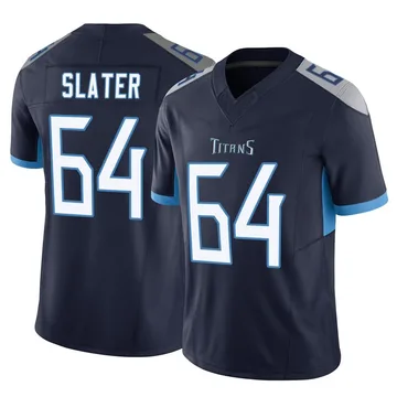 Youth Jackson Slater Tennessee Titans Nike Limited Vapor F.U.S.E. Jersey - Navy