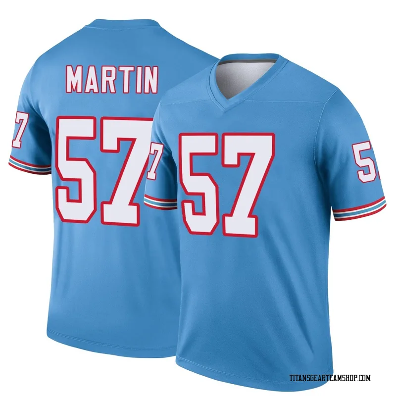 Youth Jacob Martin Tennessee Titans Nike Legend Oilers Throwback Jersey - Light Blue