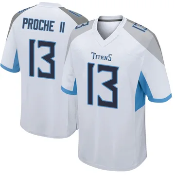 Youth James Proche II Tennessee Titans Nike Game Jersey - White
