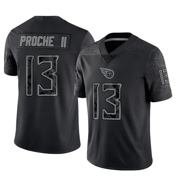 Youth James Proche II Tennessee Titans Nike Limited Reflective Jersey - Black