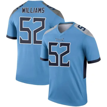 Youth James Williams Tennessee Titans Nike Legend Jersey - Light Blue