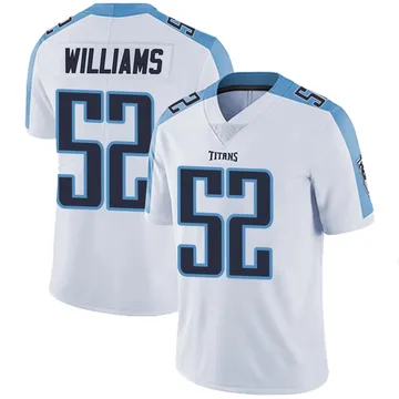 Youth James Williams Tennessee Titans Nike Limited Vapor Untouchable Jersey - White