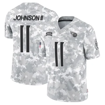 Youth Jermaine Johnson II Tennessee Titans Nike Limited 2024 Salute to Service Jersey - Arctic Camo