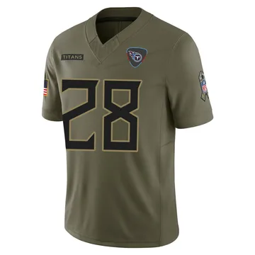 Youth Jerrick Reed II Tennessee Titans Nike Limited 2025 Salute to Service Jersey - Olive