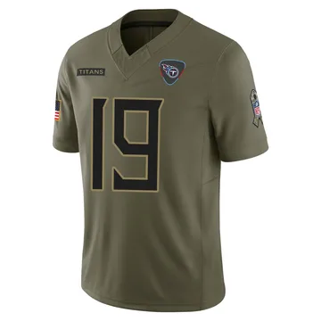 Youth Jha'Quan Jackson Tennessee Titans Nike Limited 2025 Salute to Service Jersey - Olive