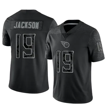 Youth Jha'Quan Jackson Tennessee Titans Nike Limited Reflective Jersey - Black