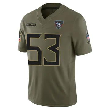 Youth Jihad Ward Tennessee Titans Nike Limited 2025 Salute to Service Jersey - Olive