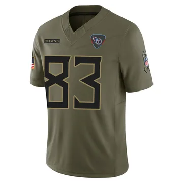 Youth Joel Wilson Tennessee Titans Nike Limited 2025 Salute to Service Jersey - Olive